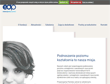 Tablet Screenshot of fundacjaedukacja.pl